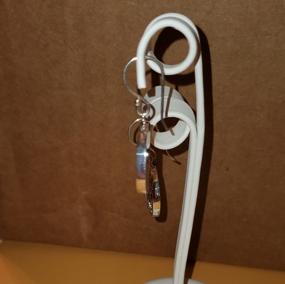 BALI LEGACY SPONGE CORAL STERLING SILVER EARRINGS - Picture 2 of 6